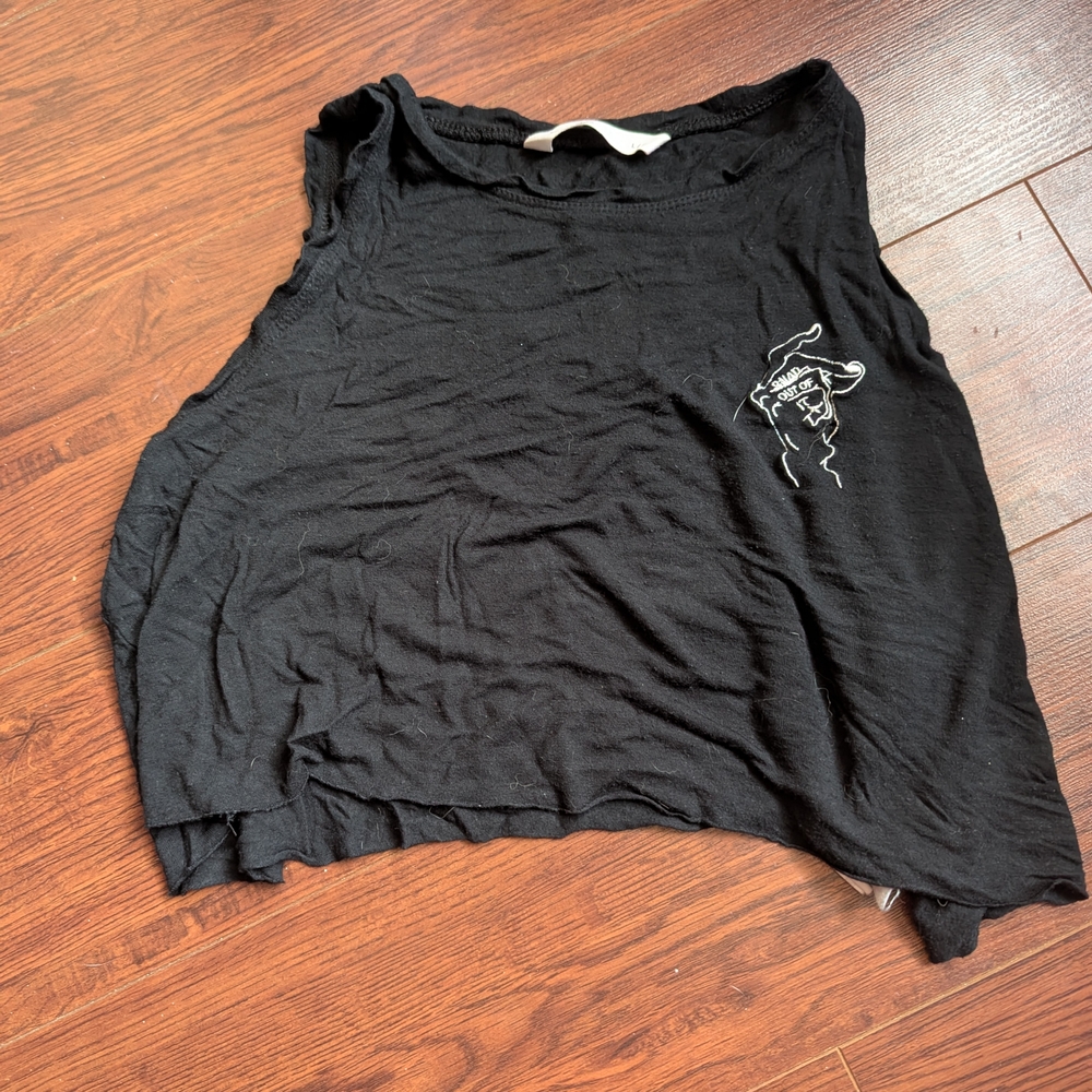Black Sleeveless Top